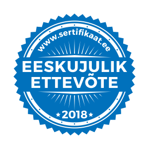 Eeskujulik ettevõte 2018